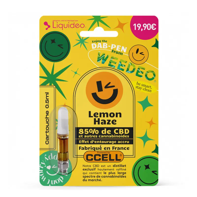 Cartouche 85% CBD - Lemon Haze- Weedeo