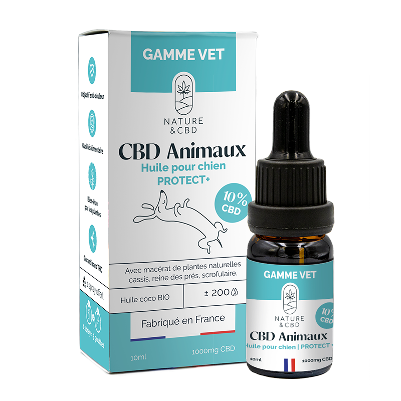 Huile CBD pour animaux 10 ml