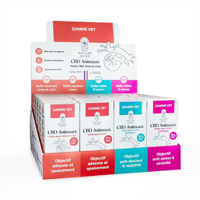 Huile CBD pour animaux 10 ml