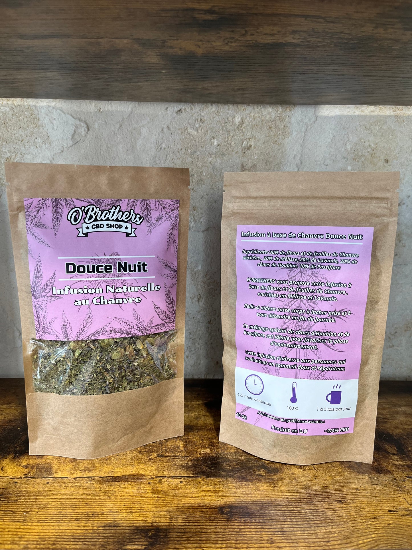 Infusion à base de Chanvre Douce Nuit