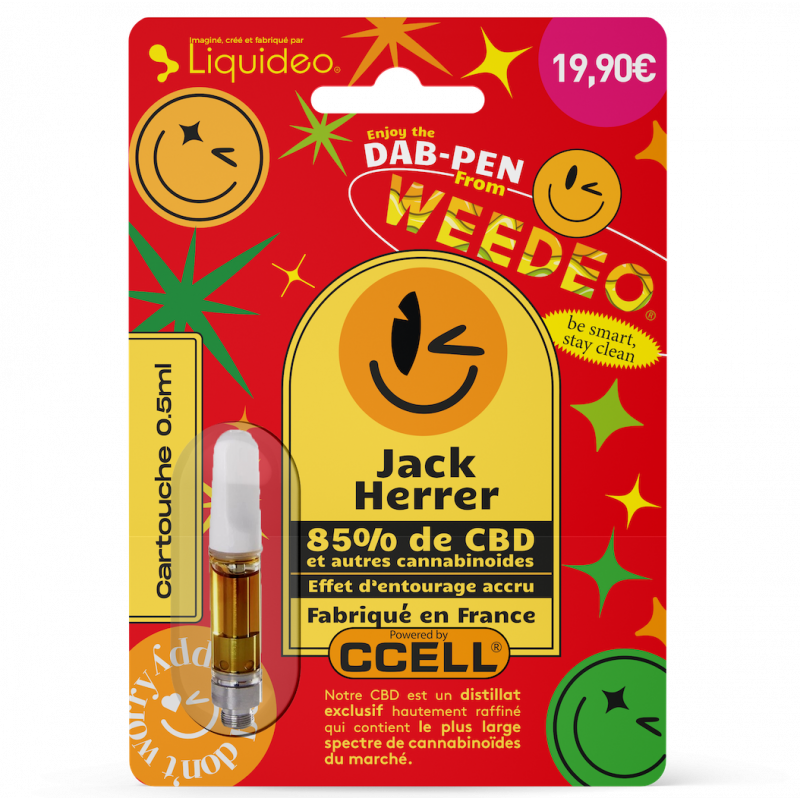 Cartouche 85% CBD - Jack Herrer - Weedeo