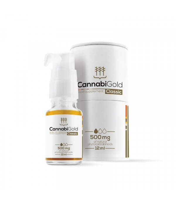 Huile CBD Classic 5% 12ml Cannabigold