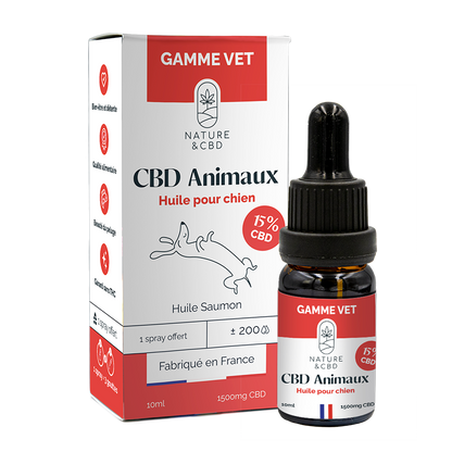 Huile CBD pour animaux 10 ml