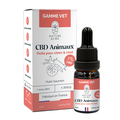 Huile CBD pour animaux 10 ml