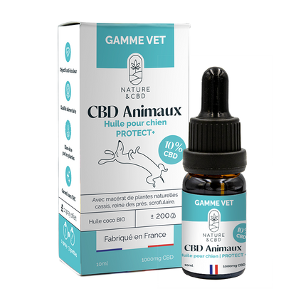 Huile CBD pour animaux 10 ml