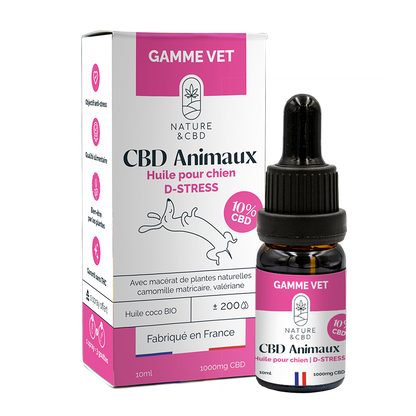 Huile CBD pour animaux 10 ml
